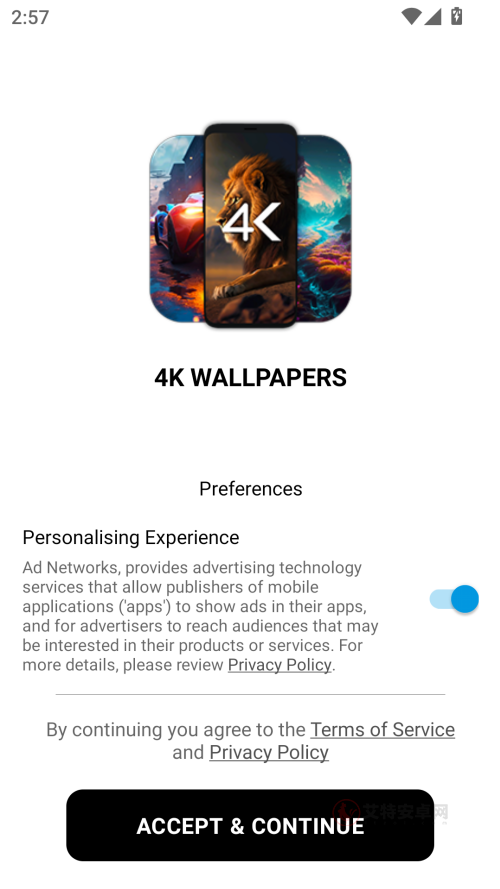 4K Wallpapers汉化版_https://www.itzol.com_手机美化_第1张